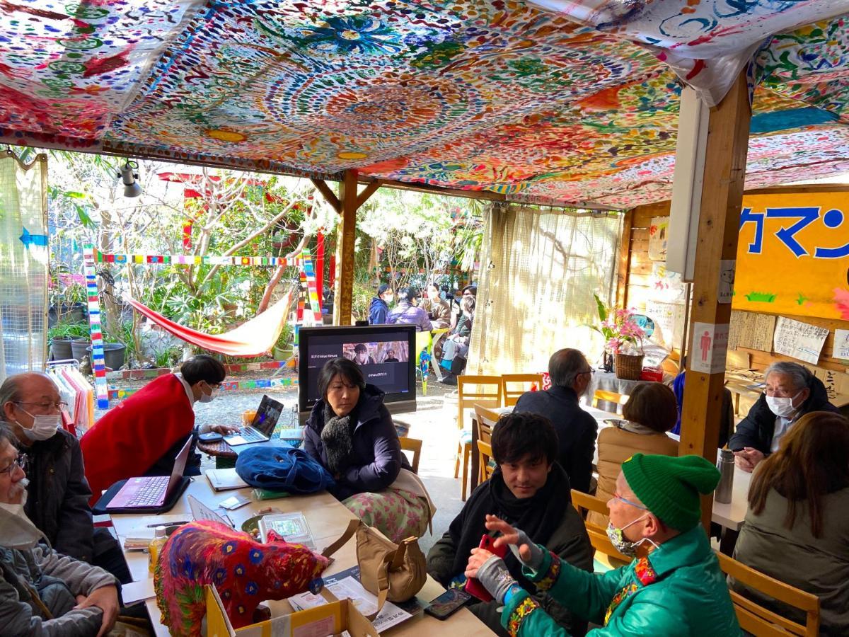 Kamagasaki University Of The Arts Cafe Garden Guest House Aka Cocoroom โอซาก้า ภายนอก รูปภาพ