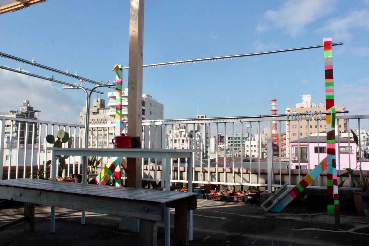 Kamagasaki University Of The Arts Cafe Garden Guest House Aka Cocoroom โอซาก้า ภายนอก รูปภาพ